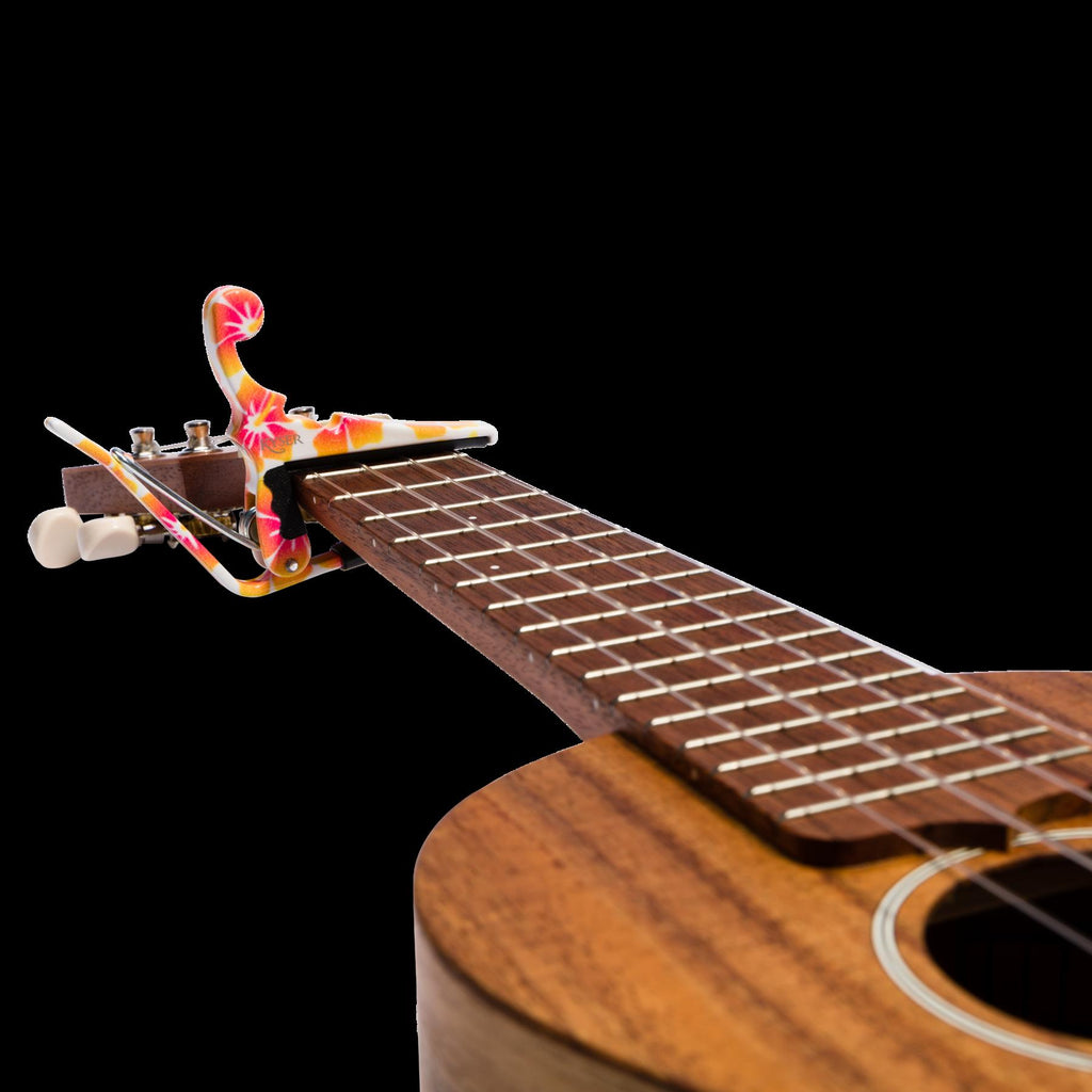 Kyser Ukulele Capo - Pastel Hibiscus