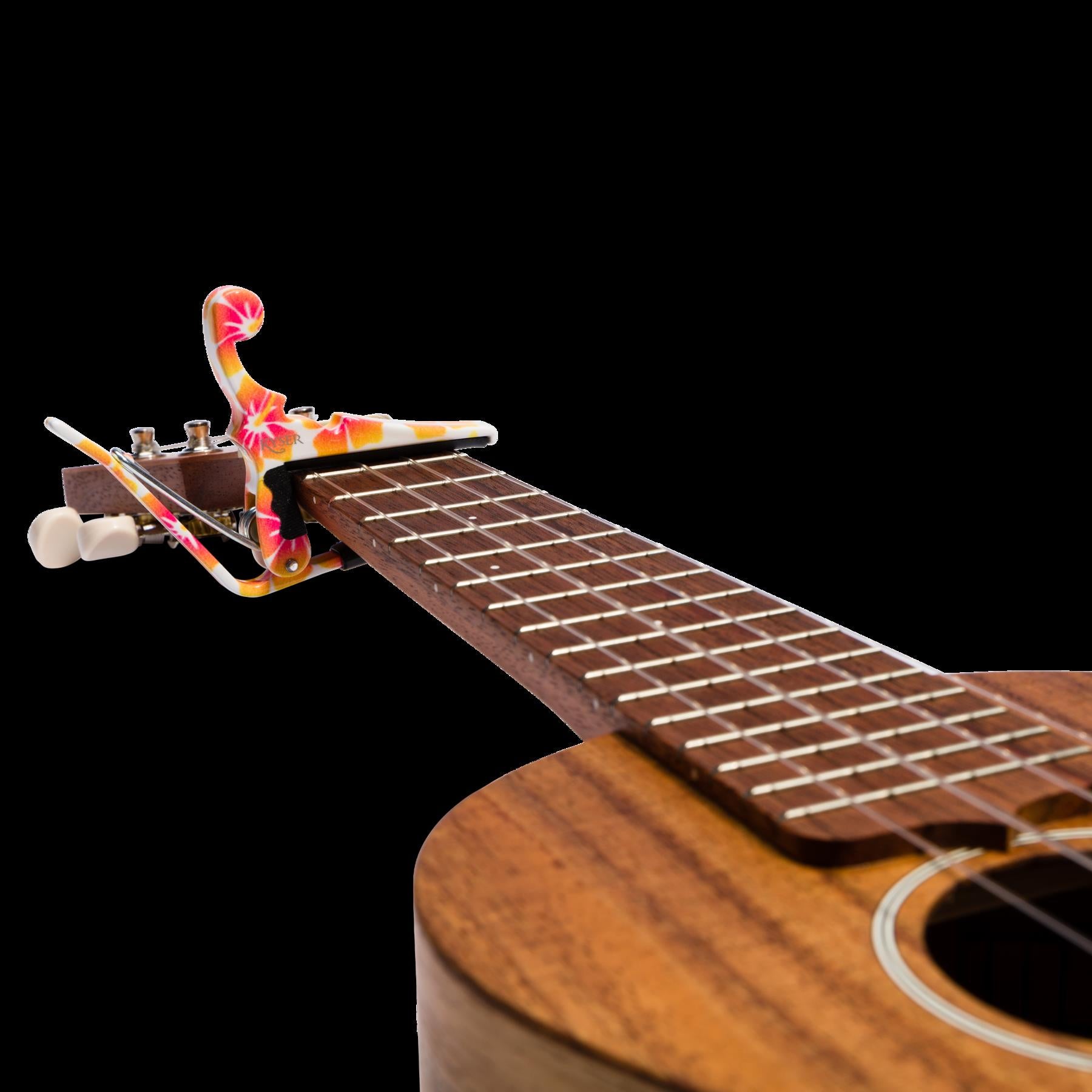 Kyser Ukulele Capo - Pastel Hibiscus
