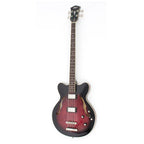 Hofner Verythin Bass CT Long Scale Bass Guitar in Dark Sunburst