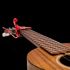 Kyser Ukulele Capo - Red Hibiscus