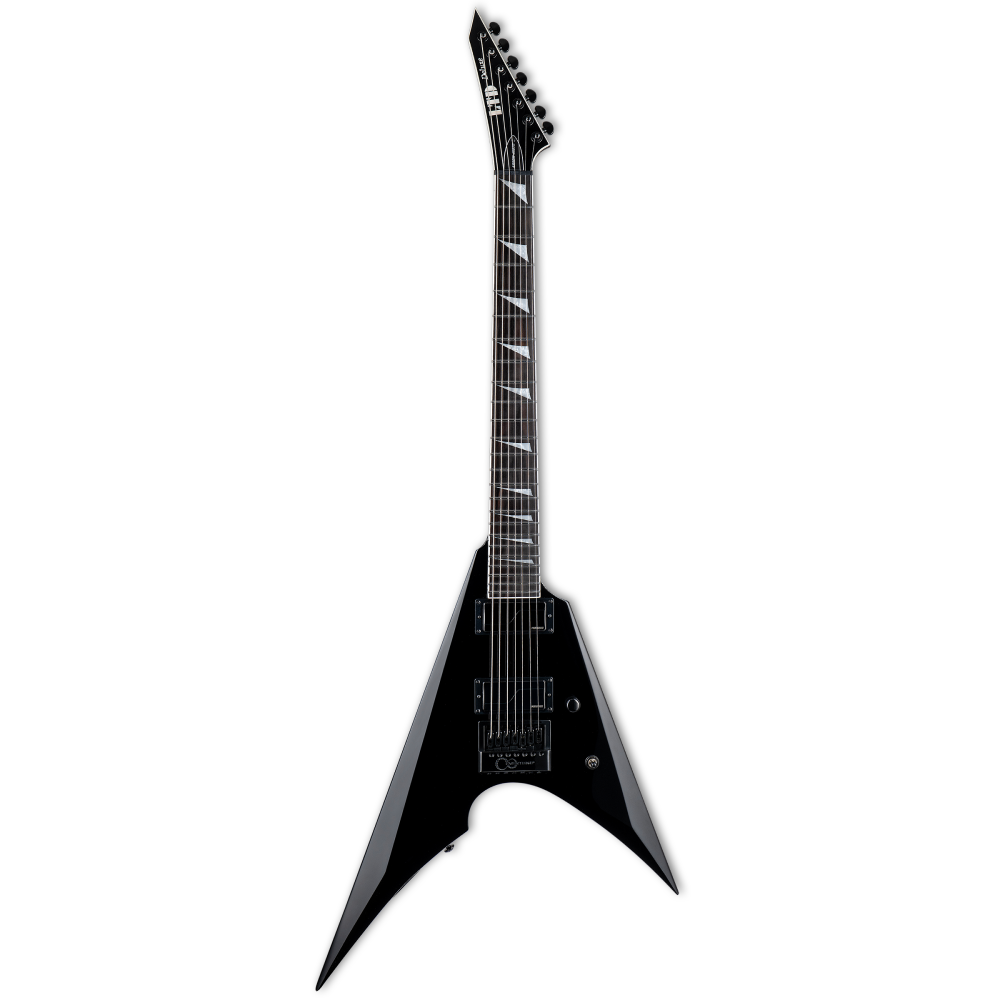 LTD Arrow 7 String Evertune Baritone Electric Guitar in Black