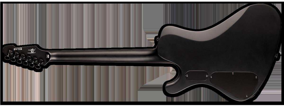 LTD Nergal Signature 6 Electric Guitar in Black Satin