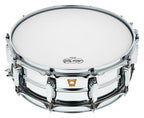 Ludwig Chrome Plated Brass Snare Drum 5x14 Smooth Shell with Imperial Lugs