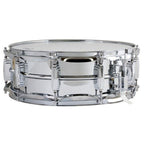 Ludwig Chrome Plated Brass Snare Drum 5x14 Smooth Shell with Imperial Lugs