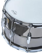 Ludwig Black Beauty Brass Snare Drum 8x14 Smooth Shell with Imperial Lugs