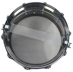 Ludwig Black Beauty Brass Snare Drum 8x14 Smooth Shell with Imperial Lugs