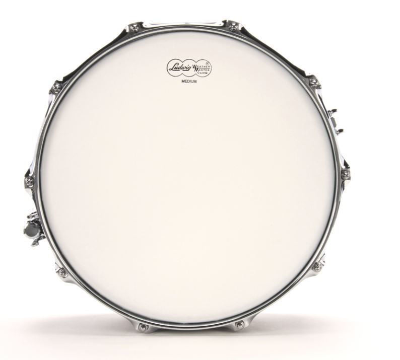 Ludwig Black Beauty Brass Snare Drum 5x14 Hammered Shell with Tube Lugs