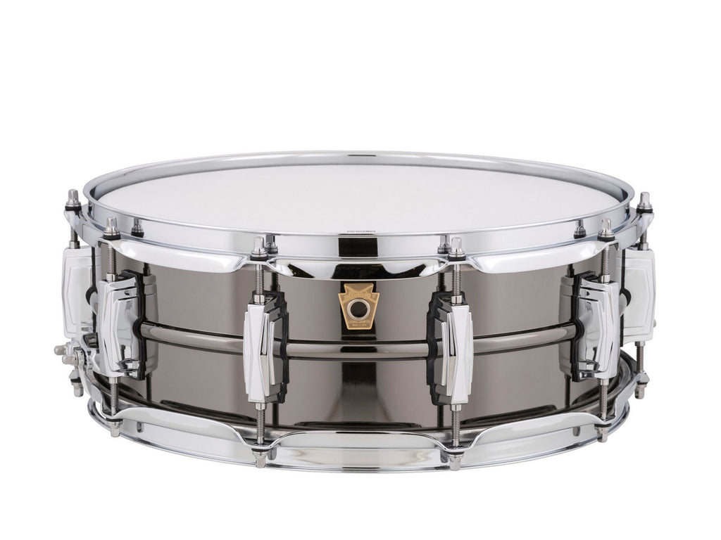 Ludwig Black Beauty Brass Snare Drum 5x14 Smooth Shell with Imperial Lugs