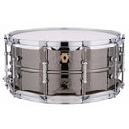 Ludwig Black Beauty Brass Snare Drum 6.5x14 Hammered Shell with Tube Lugs