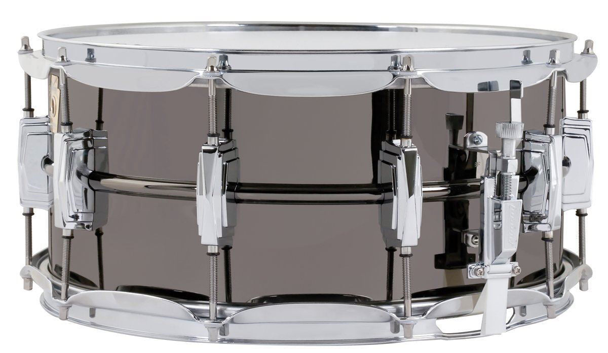 Ludwig Black Beauty Brass Snare Drum 6.5x14 Smooth Shell with Imperial Lugs