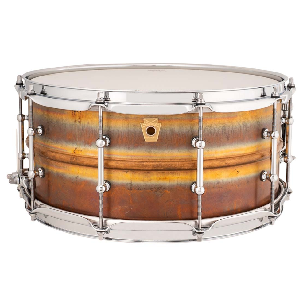 Ludwig Bronze Phonic Snare Drum 6.5x14 in Raw Bronze with Tube Lugs