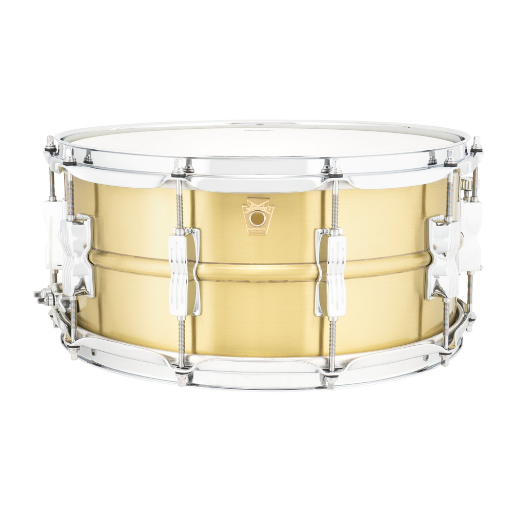 Ludwig 6.5x14 Acro Brass Snare Drum with P86C