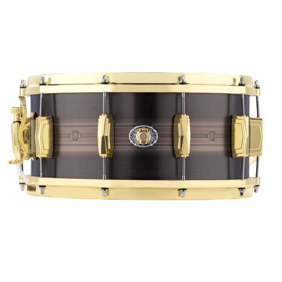 Ludwig 110th Anniversary Heirloom Black Brass Snare Drum - 5.5x14