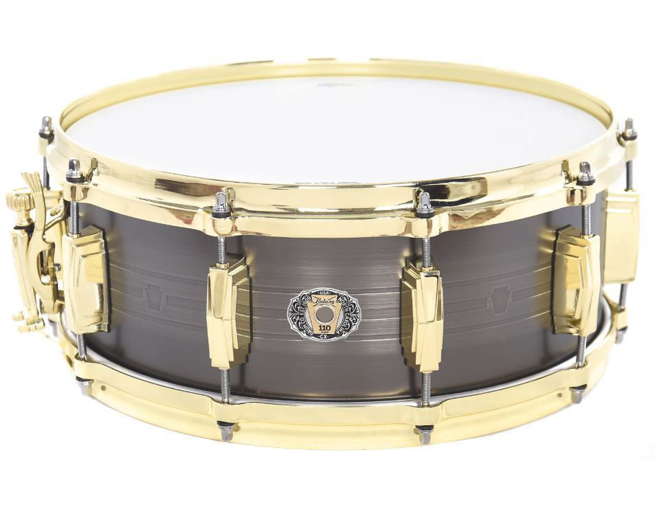 Ludwig 110th Anniversary Heirloom Black Brass Snare Drum - 5.5x14