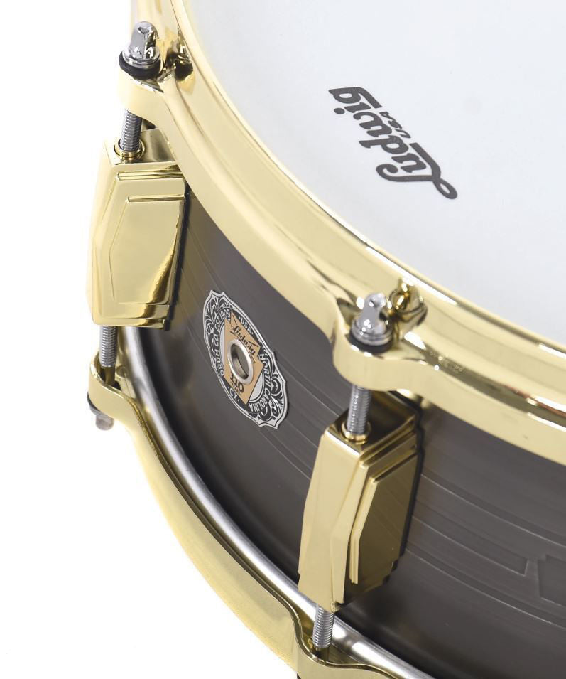 Ludwig 110th Anniversary Heirloom Black Brass Snare Drum - 5.5x14