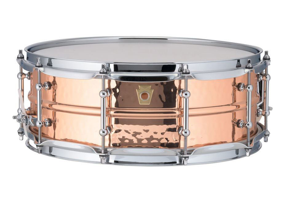 Ludwig Copper Phonic Snare Drum 5x14 Hammered Shell with Tube Lugs