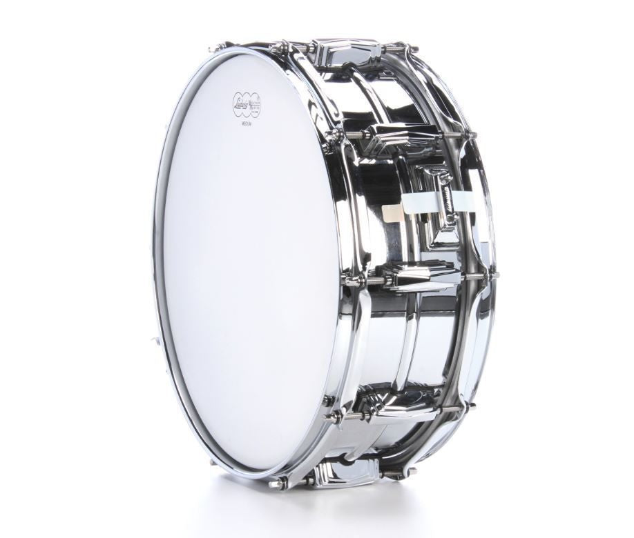 Ludwig Supraphonic Chrome Snare Drum - 5X14 Smooth Shell, Imperial Lugs