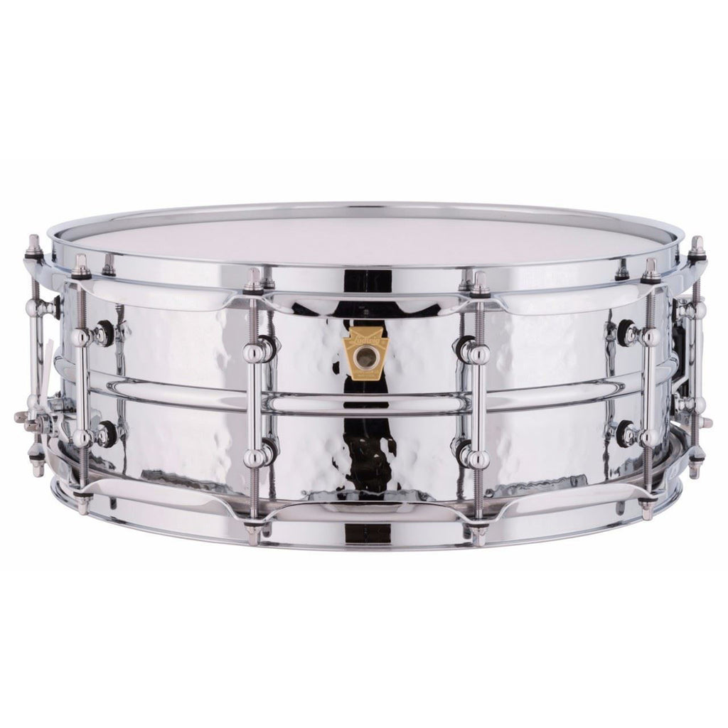 Ludwig Supraphonic Chrome Snare Drum 5x14 Hammered Shell with Tube Lugs