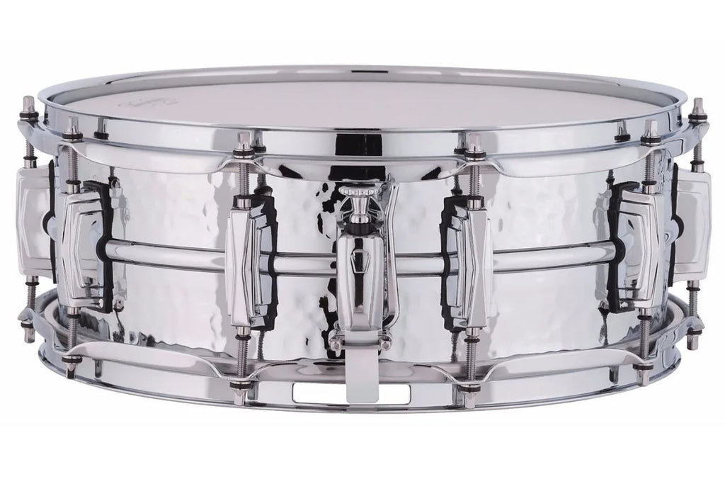 Ludwig Supraphonic Chrome Snare Drum 5x14 Hammered Shell with Imperial Lugs