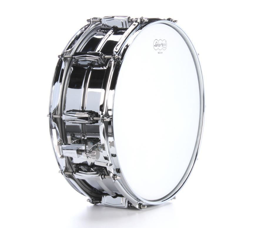 Ludwig Supraphonic Chrome Snare Drum - 5X14 Smooth Shell, Imperial Lugs