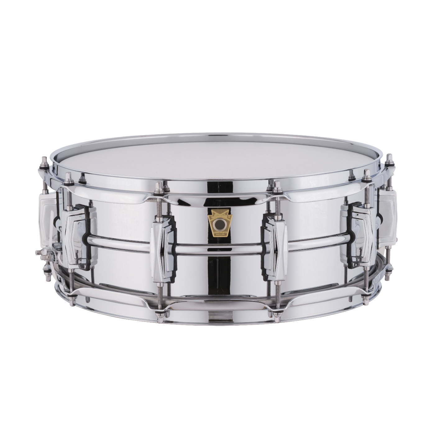 Ludwig Supraphonic Chrome Snare Drum - 5X14 Smooth Shell, Imperial Lugs