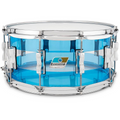 Ludwig Limited Edition 50th Anniversary Vistalite 14 x 6.5 Snare Drum - Blue Clear Blue