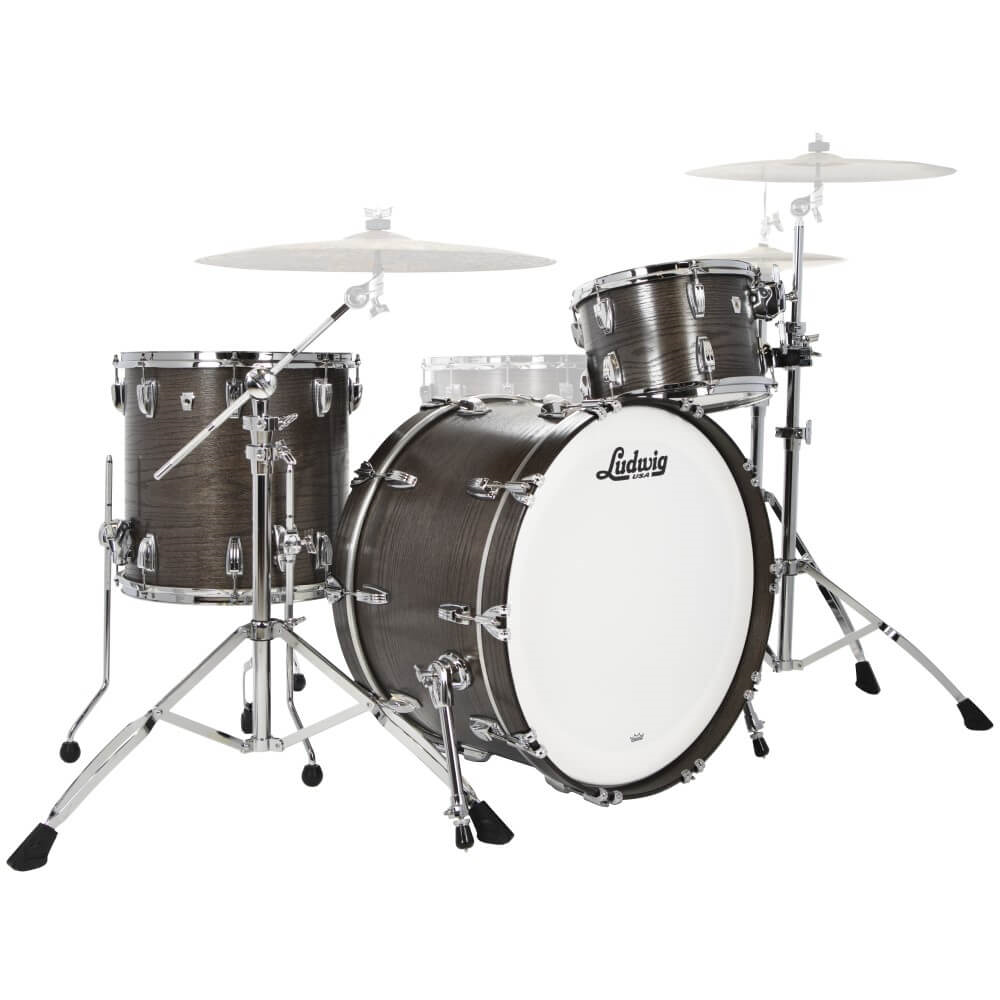 Ludwig Classic Oak Fab 22/13/16 3pc Drum Shell Pack - Night Oak