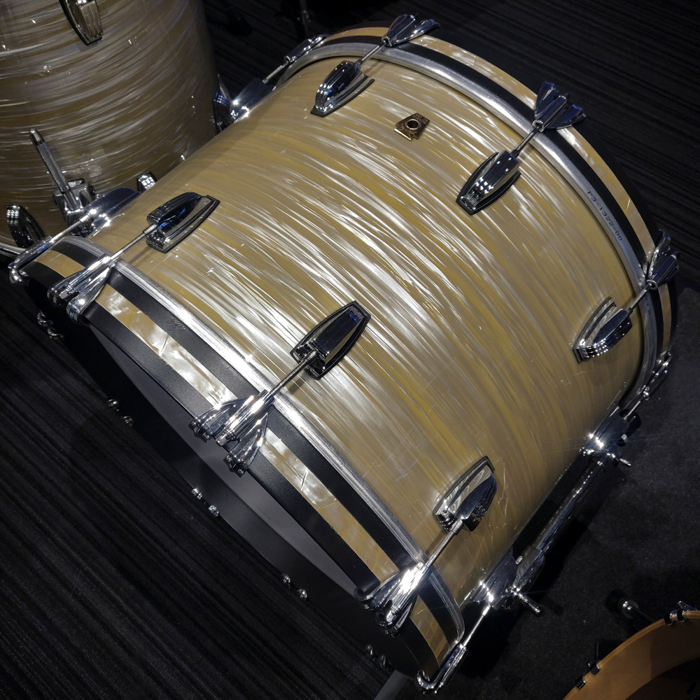 Ludwig Classic Maple Fab 22/13/16 3pc Drum Shell Pack - Olive Oyster