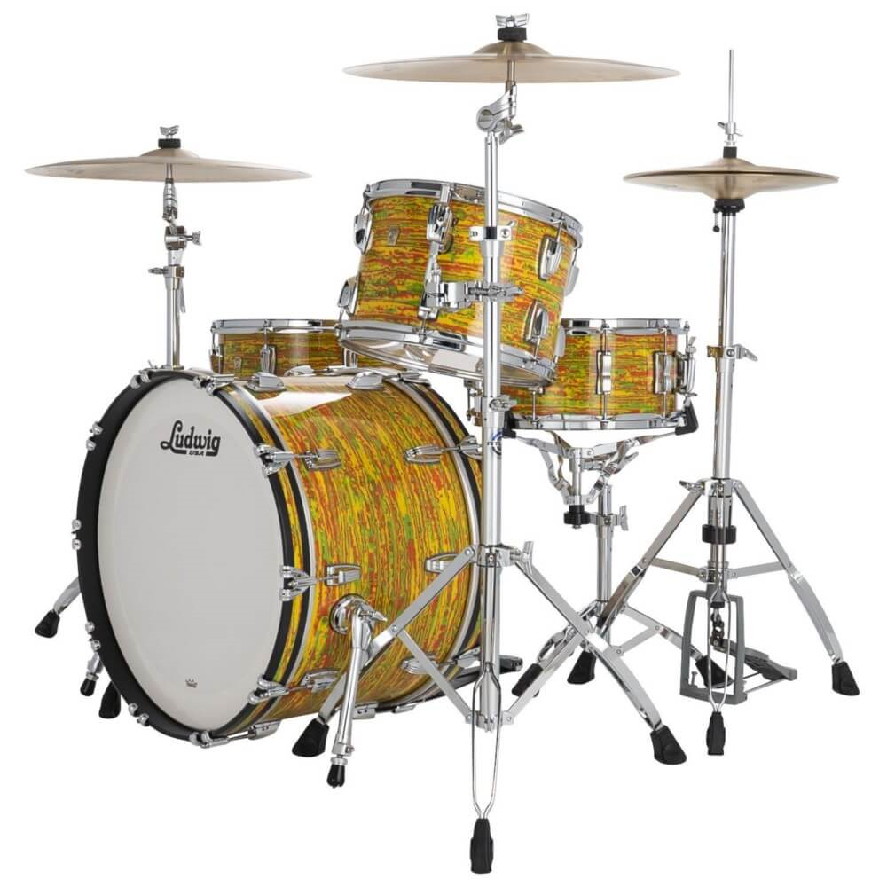 Ludwig Classic Maple Fab 22/16/13 3pc Drum Shell Pack - Citrus Mod