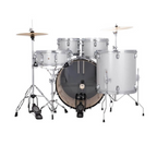 Ludwig Accent Fuse 20/10/12/14+14S 5Pce Drum Kit with Hardware & Cymbals - Silver Sparkle