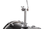 Ludwig Breakbeats 16/10/13+14S 4-piece drum kit shell pack in black sparkle with drum bags, including bass, toms, and snare drums.