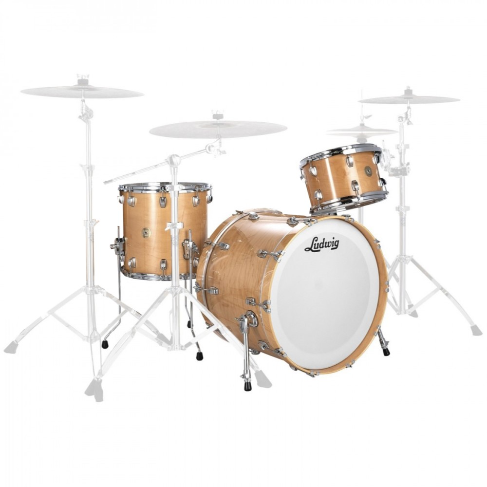 Ludwig Continental Classic 22/12/16+14S 4pc Drum Shell Pack - Natural Maple