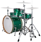 Ludwig Continental Pro Beat 24/12/16+14S 4pc Drum Shell Pack - Green Sparkle