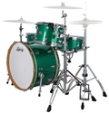 Ludwig Continental Pro Beat 24/13/16+14S 4pc Drum Shell Pack - Green Sparkle