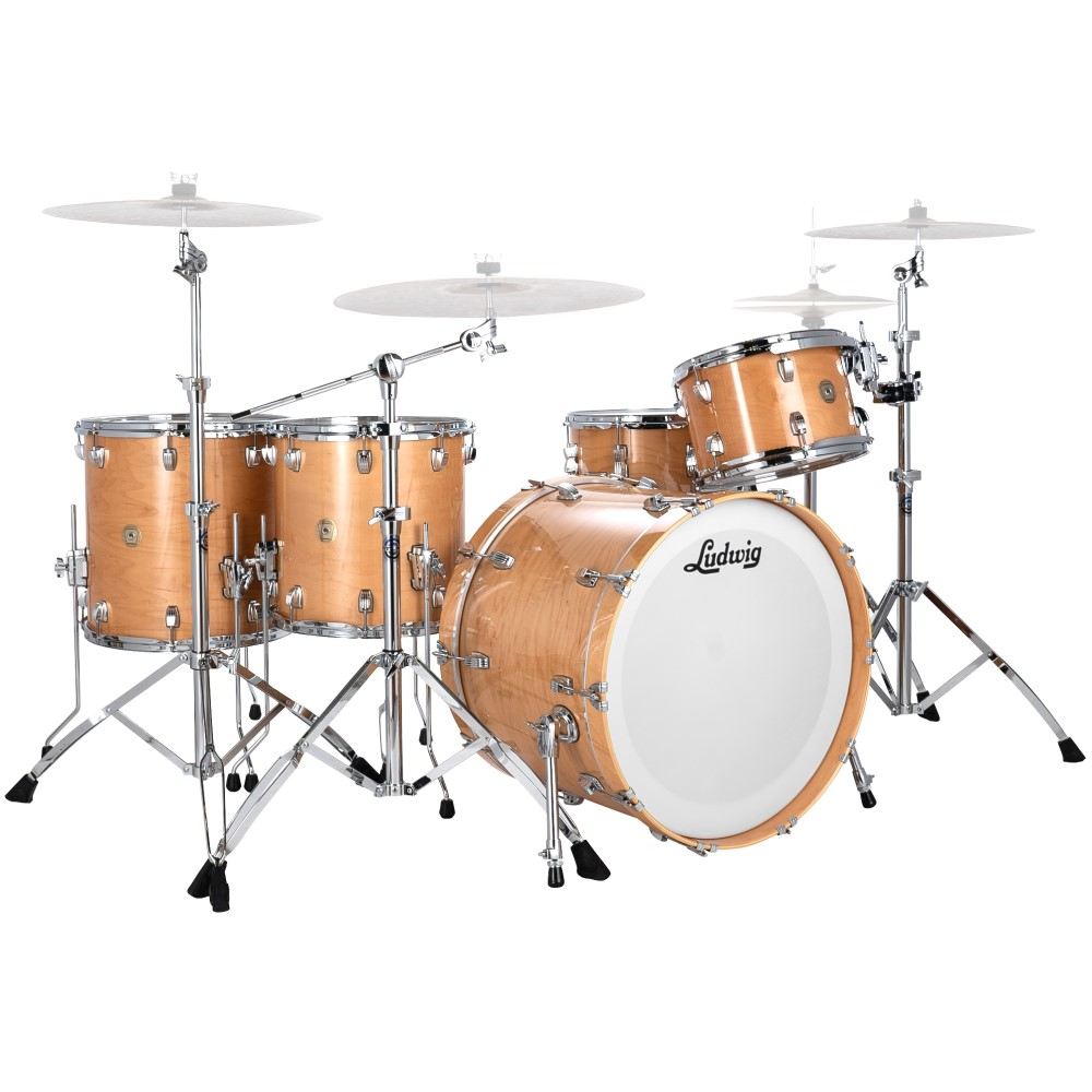 Ludwig Continental Classic 22/12/14/16+14S 5pc Drum Shell Pack - Natural Maple