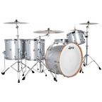 Ludwig Continental Classic 1-Up/2-Down 22/12/14/16+14S 5Pce Drum Shell Pack - Silver Sparkle