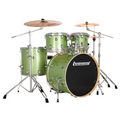 Ludwig Evolution 22/10/12/16+14S 5pce Drum Kit with Hardware - Mint Sparkle