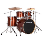 Ludwig Evolution 22/10/12/16+14S 5pce Drum Kit with Hardware - Copper Sparkle