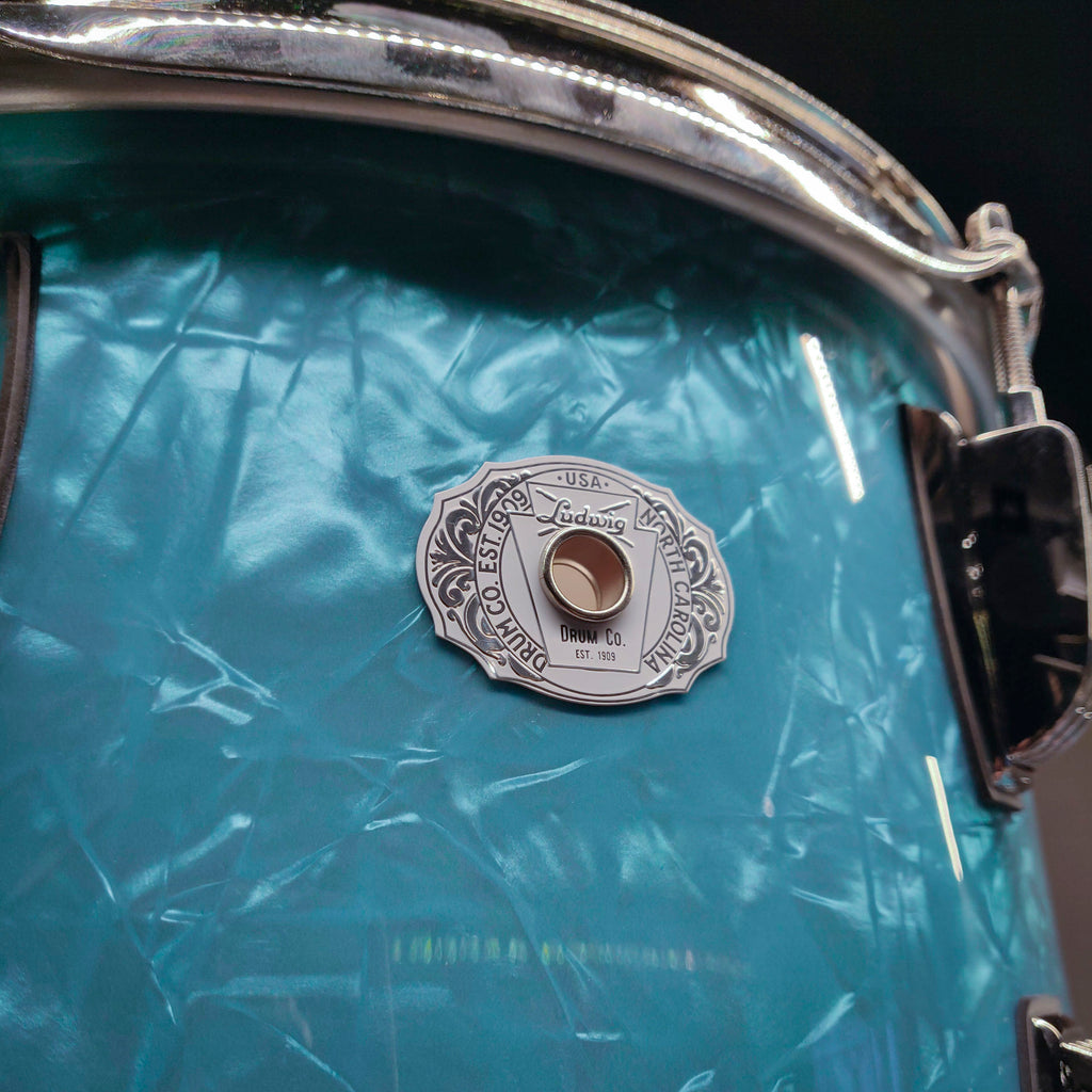 Ludwig Vintage Select Classic Maple Fab 3-Piece Shell Pack with 22in Bass Drum - Glacier Blue Pearl