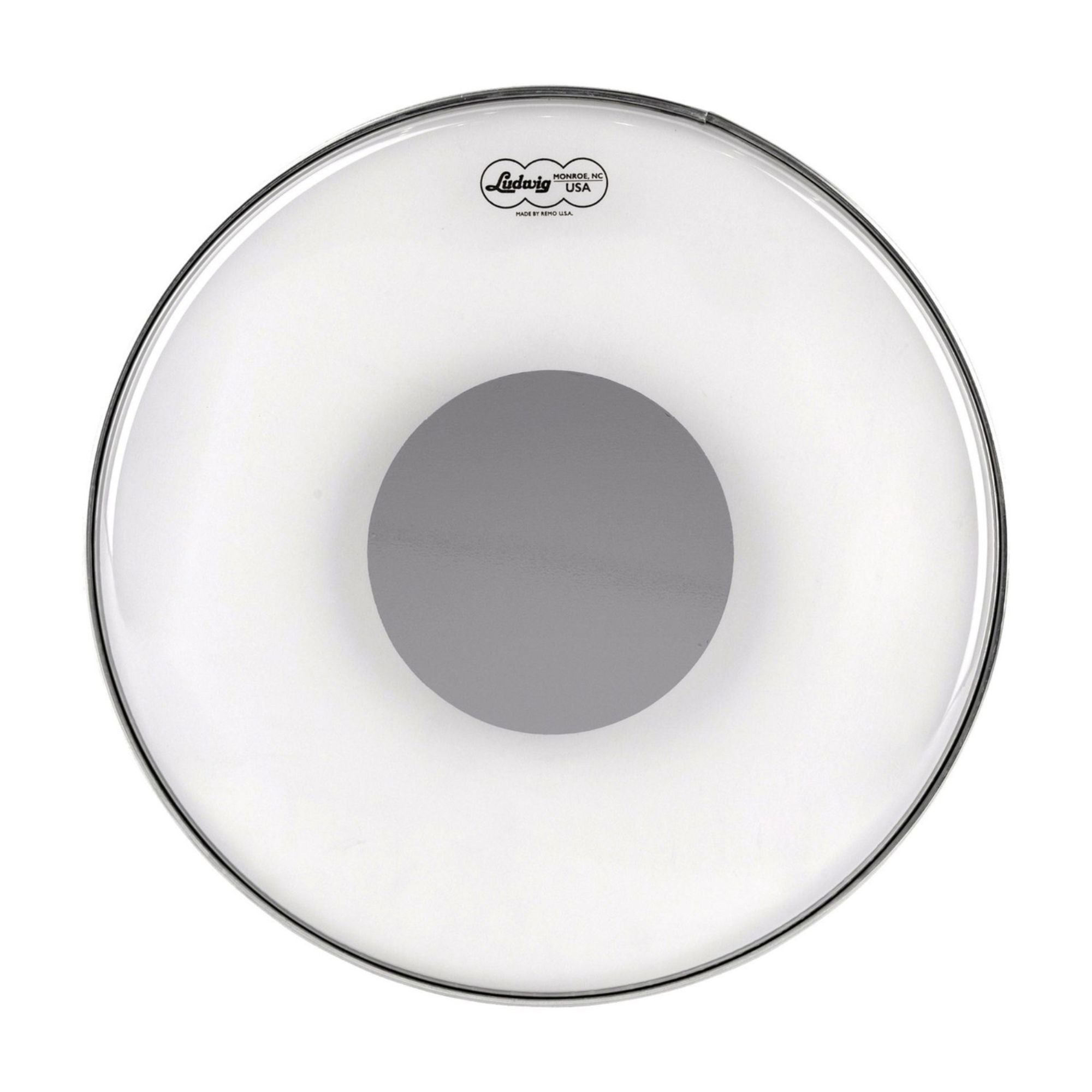 Ludwig 16 Clear Ambassador Silver Dot Head