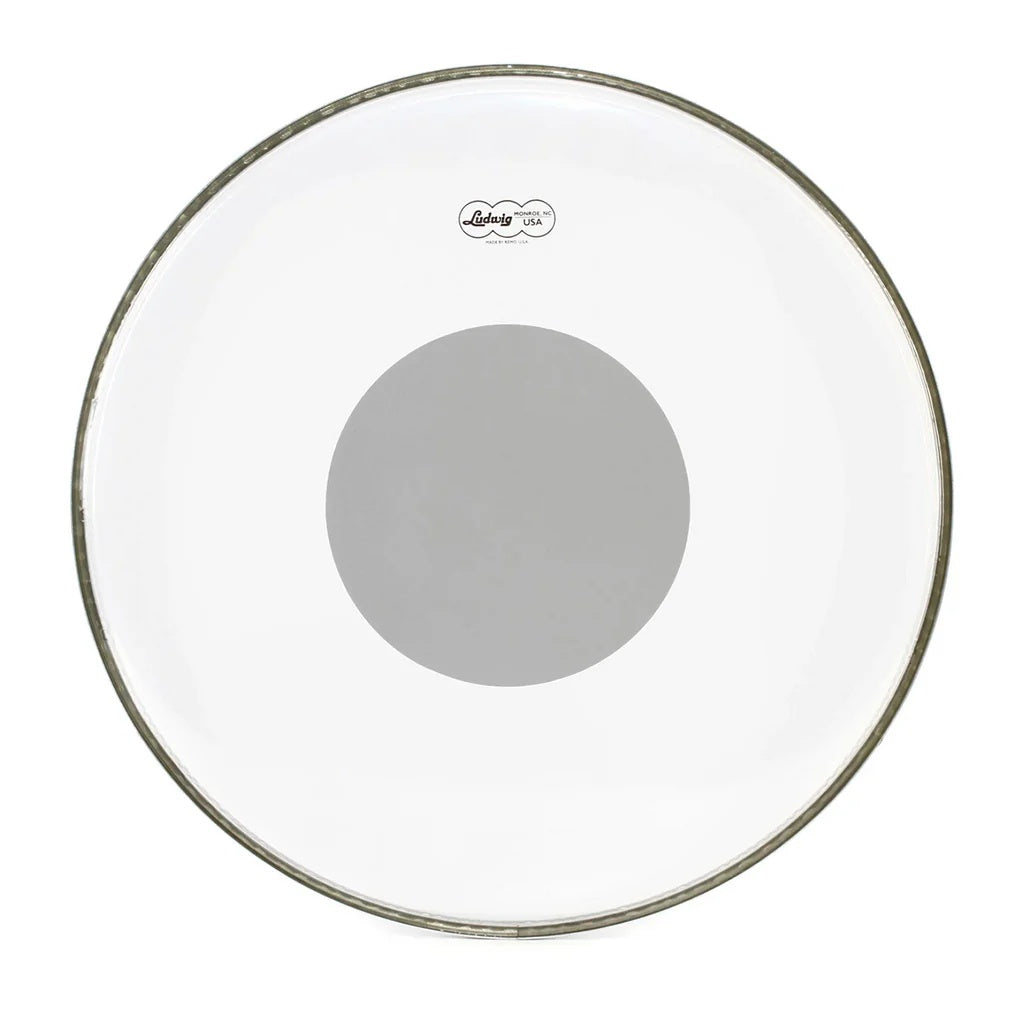 Ludwig LW6122R 22" Powerstroke 3 Clear Silver Dot Bass Drum Head