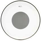 Ludwig Powerstroke 3 Silver Dot Kick Drum Head by Remo - Clear