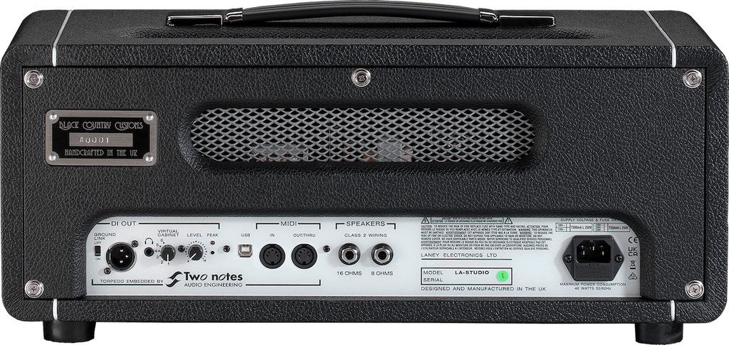 Laney Black Country Customs Studio Supergroup Guitar Head