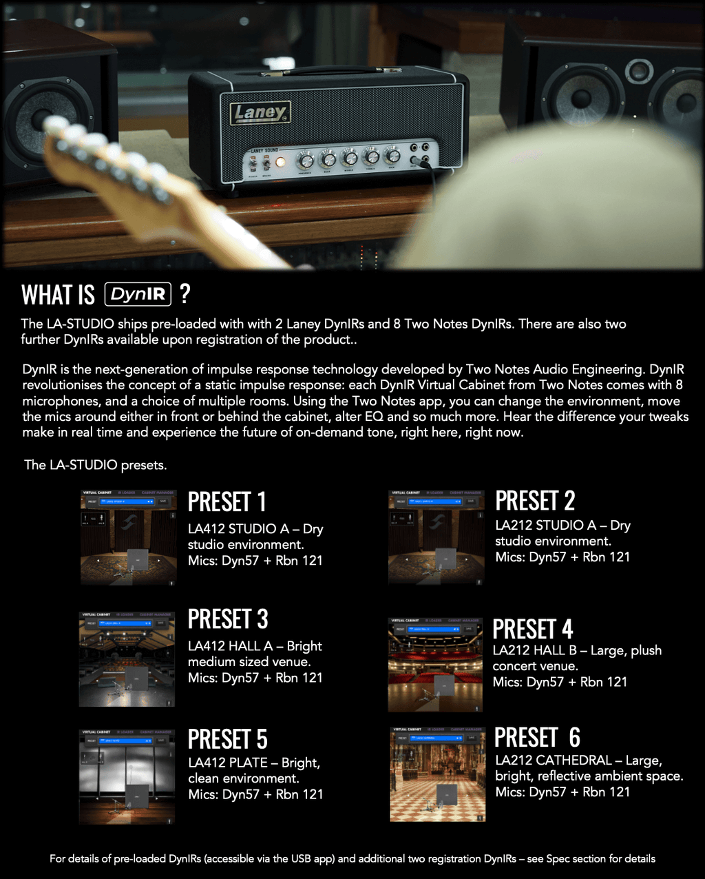 Laney Black Country Customs Studio Supergroup Guitar Head