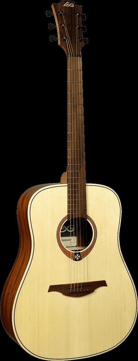 LAG Tramontane  T70D Dreadnought Acoustic Guitar - Solid Spruce Top