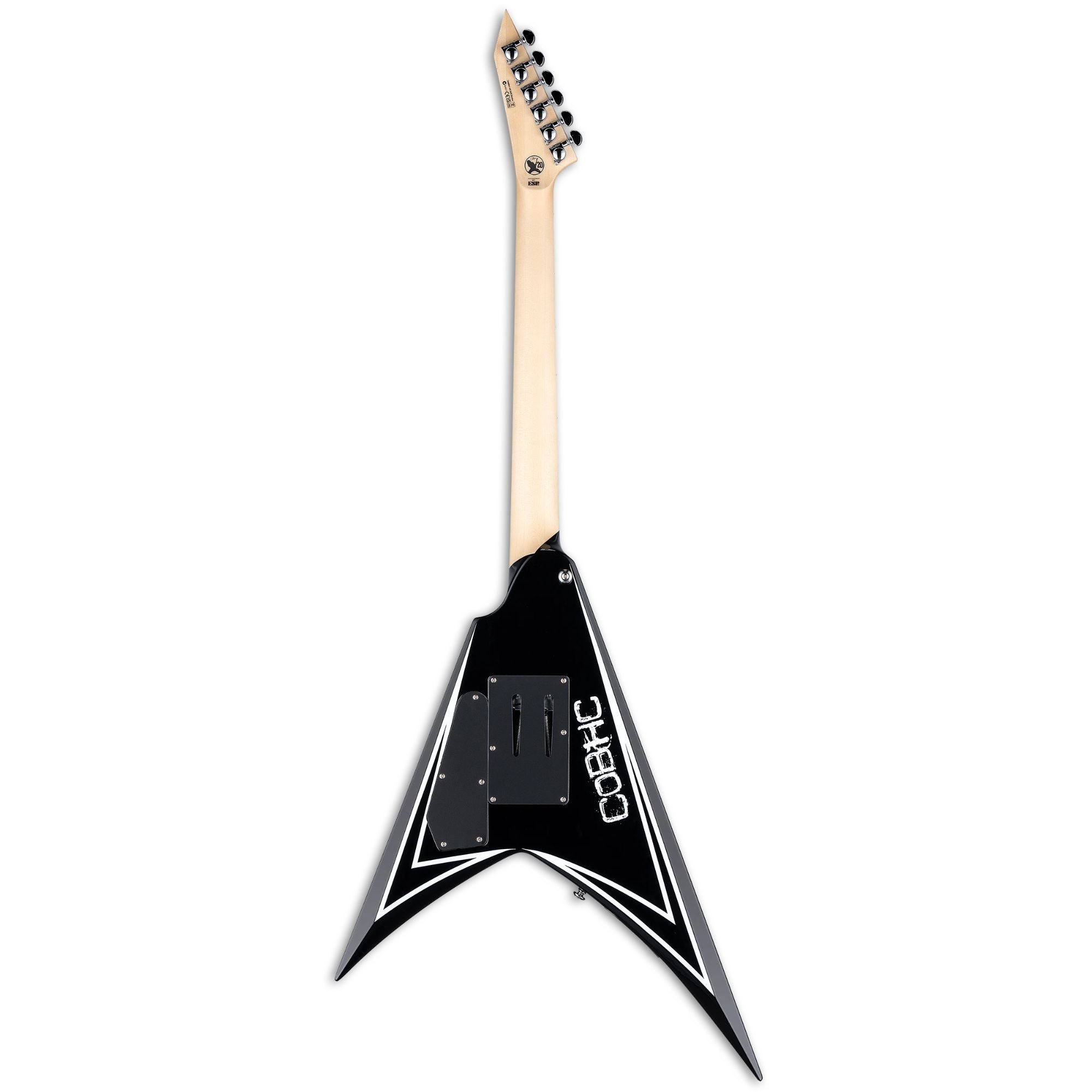 ESP LTD Alexi Sawtooth  SE 20th Anniversary - Black White