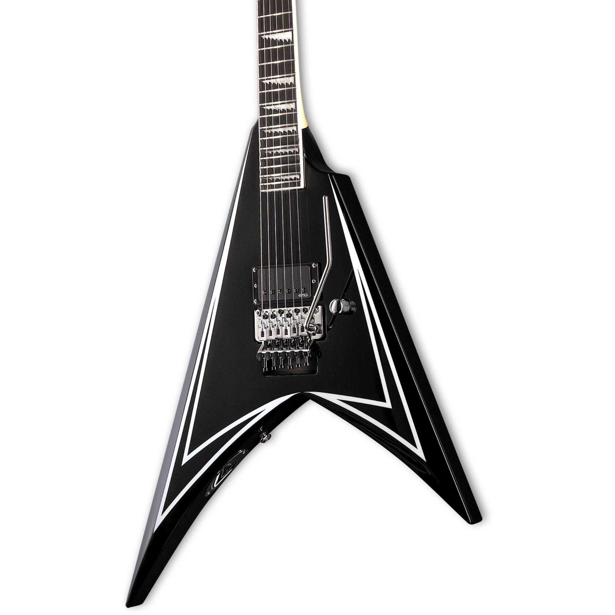 ESP LTD Alexi Sawtooth  SE 20th Anniversary - Black White