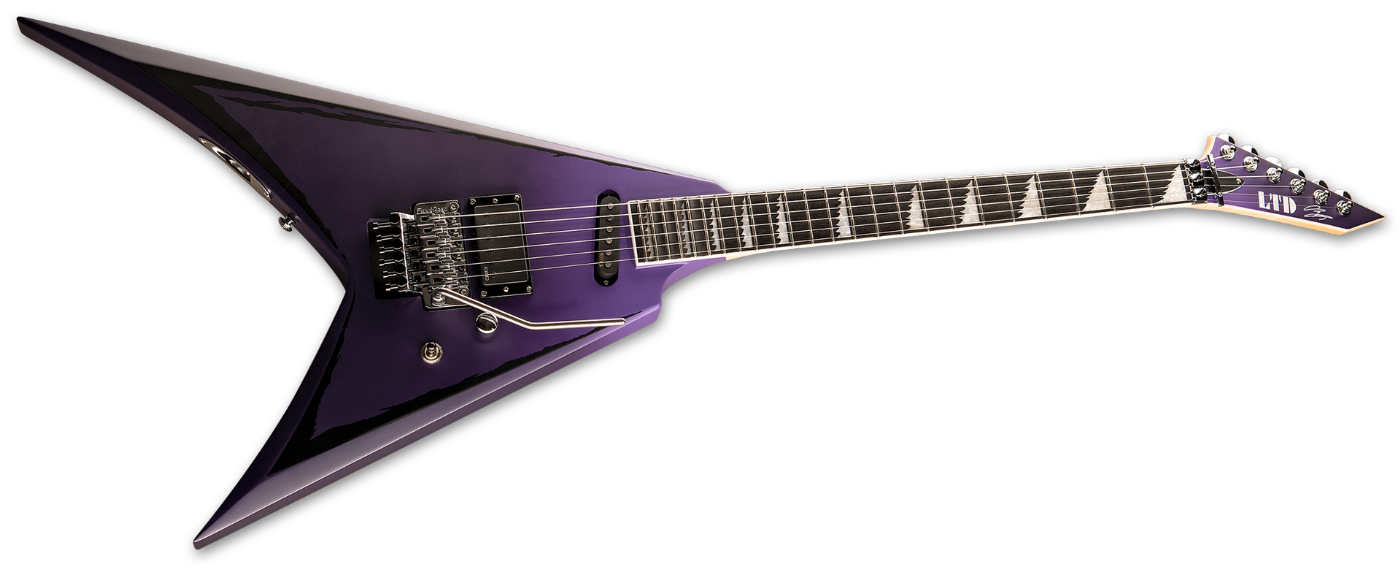 LTD Alexi RIPPED Electric Guitar Purple