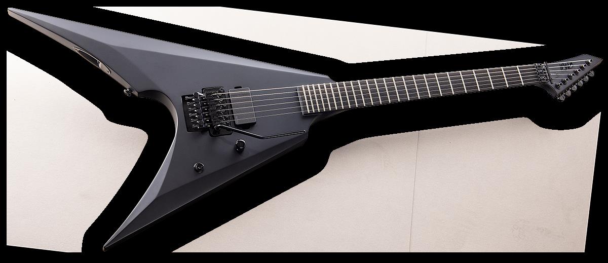 LTD Arrow Black Metal Electric Guitar in Black Satin