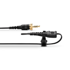 Rode Lavalier II premium studio microphone clipped onto clothing, designed for professional audio recording and broadcasting.